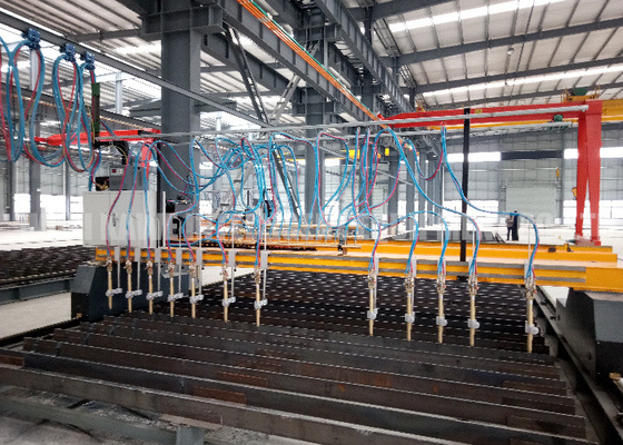 Тип Multi кислород Accetylene портала машины газовой резки 6000mm/Min CNC головы